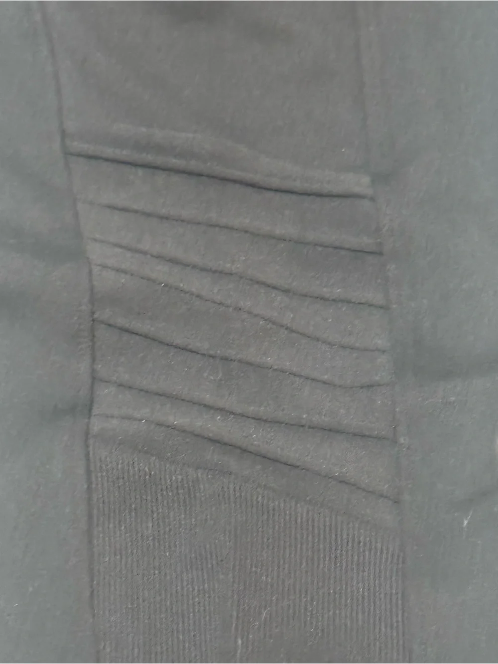 Athleta Girl Black Ribbed-Panel Moto-Vating Tight Leggings
